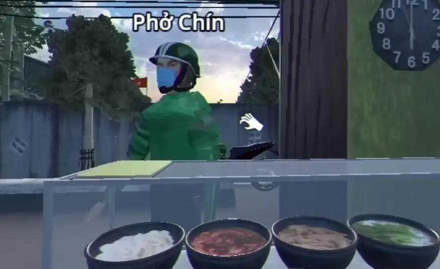 Anh Grab là khách quen của quán phở anh Hai