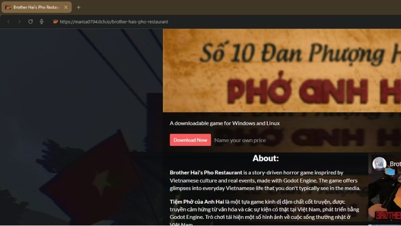 Cài Game Phở Anh Hai từ nguồn chính thức